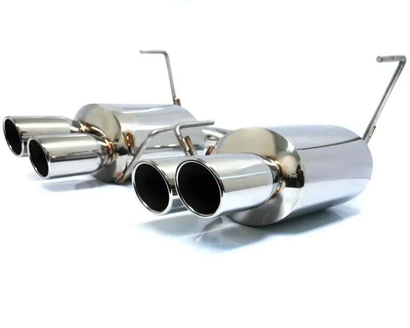Agency Power Polished Quad Tip Catback Exhaust System | 2011-2021 Subaru Sti / Wrx Sedan 1