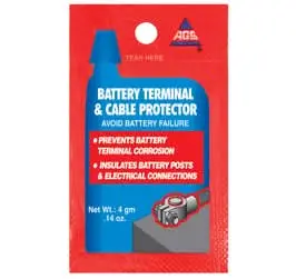 Battery Terminal And Cable Protector For Mobility Scooters - Single-Use 4G Pouch 1