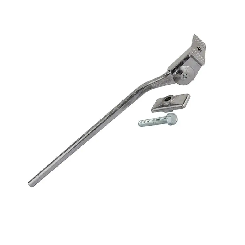 Burnished Silver Alloy Center Mount Kickstand 1