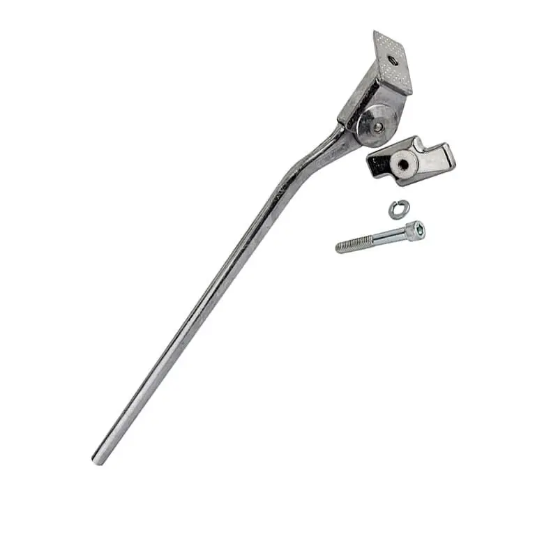 Burnished Silver Alloy Center Mount Kickstand With Retro Plate 1