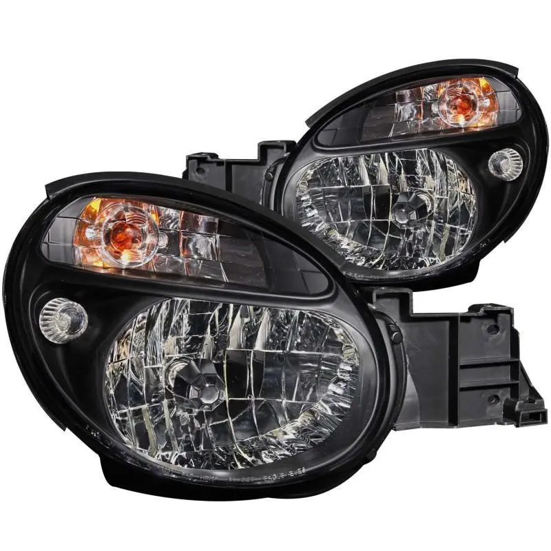 Anzo Crystal Headlights Black Subaru Wrx / Impreza 2002-2003 1
