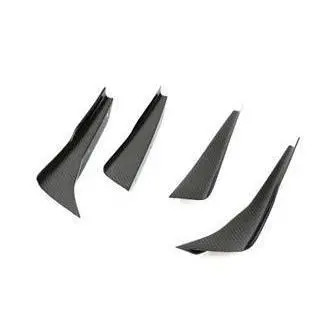 Apr Carbon Fiber Front Bumper Canards - Lower/Upper/Kit For Wrx/Sti 2015-2017 1
