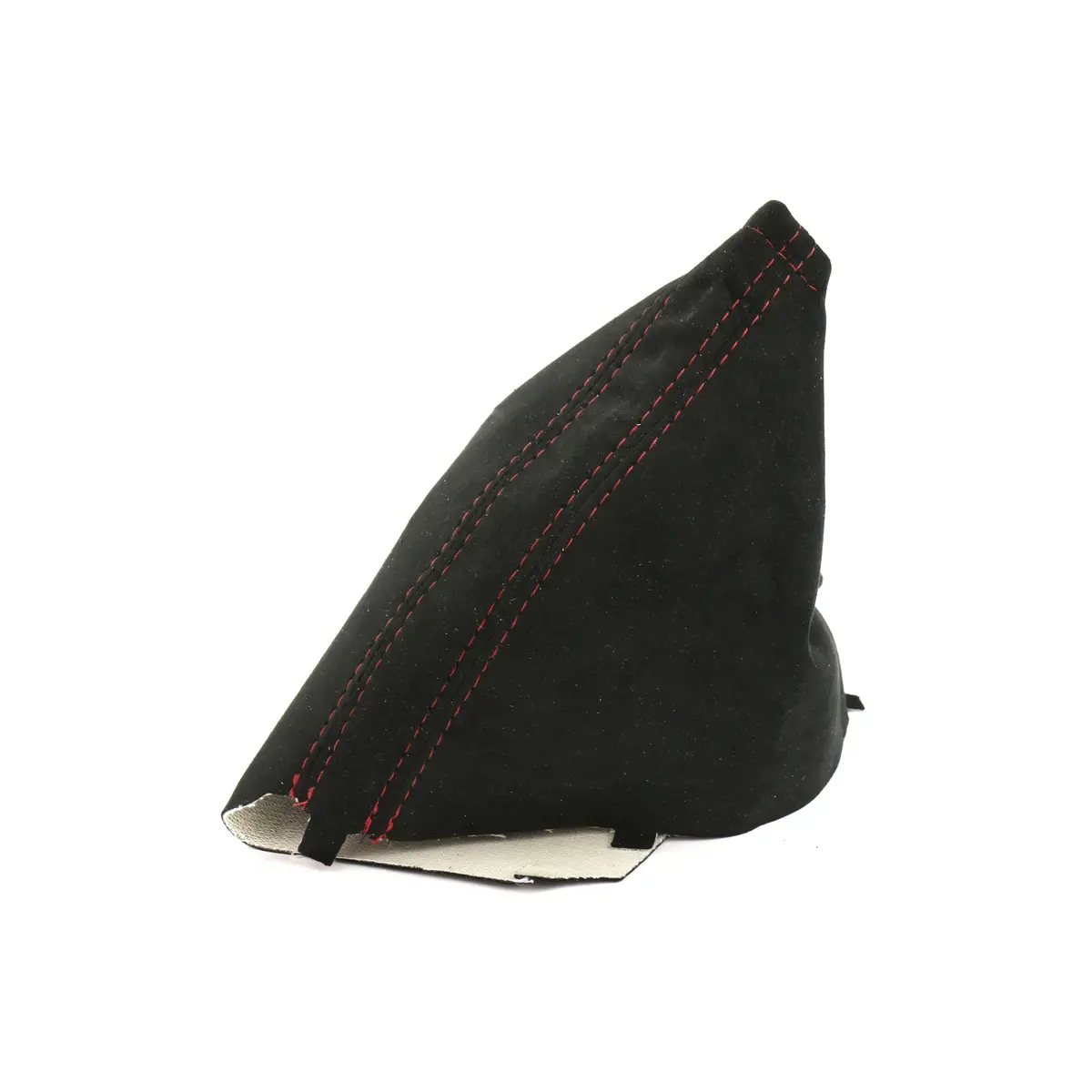 Autostyled Black Alcantara E-Brake Boot W/ Red Stitching Subaru Wrx/Sti 2015+ 1