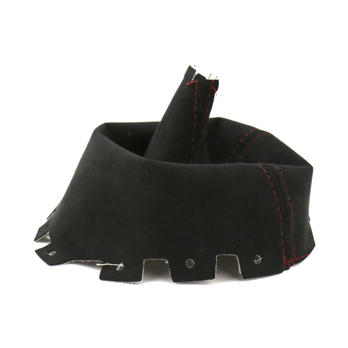 Autostyled Black Alcantara Shift Boot W/ Red Stitching Short Shifter Subaru Wrx 2009-2014 1