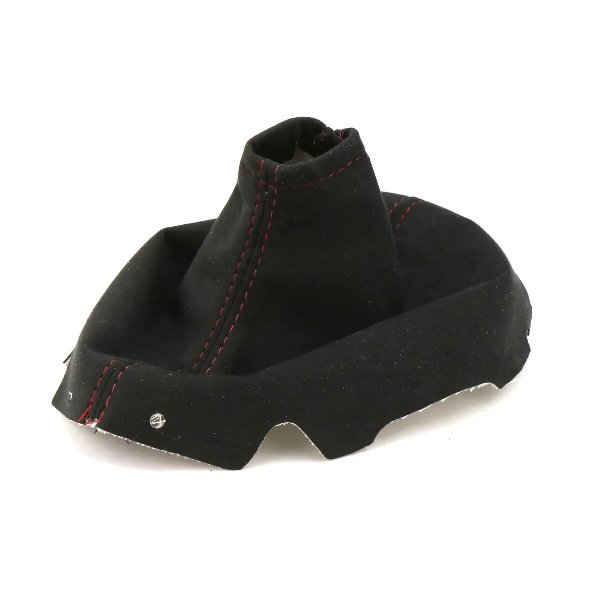 Autostyled Black Alcantara Shift Boot W/ Red Stitching Subaru Wrx 2015+ 1
