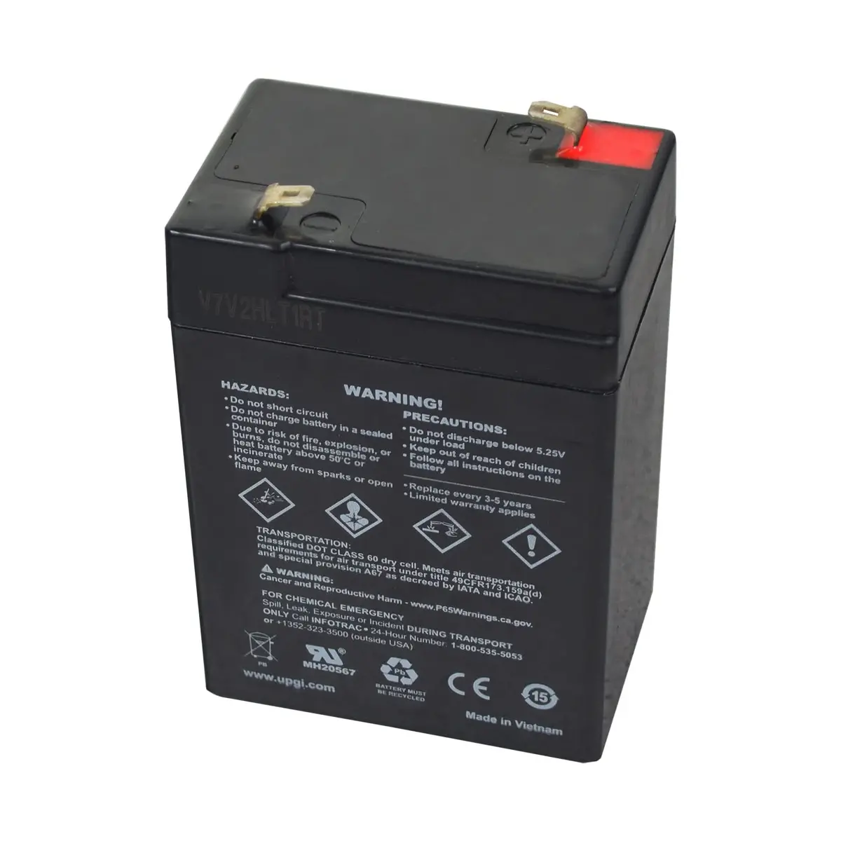 6 Volt 4.5 Ah Volt Battery For Flybar Electric Bumper Cars 2