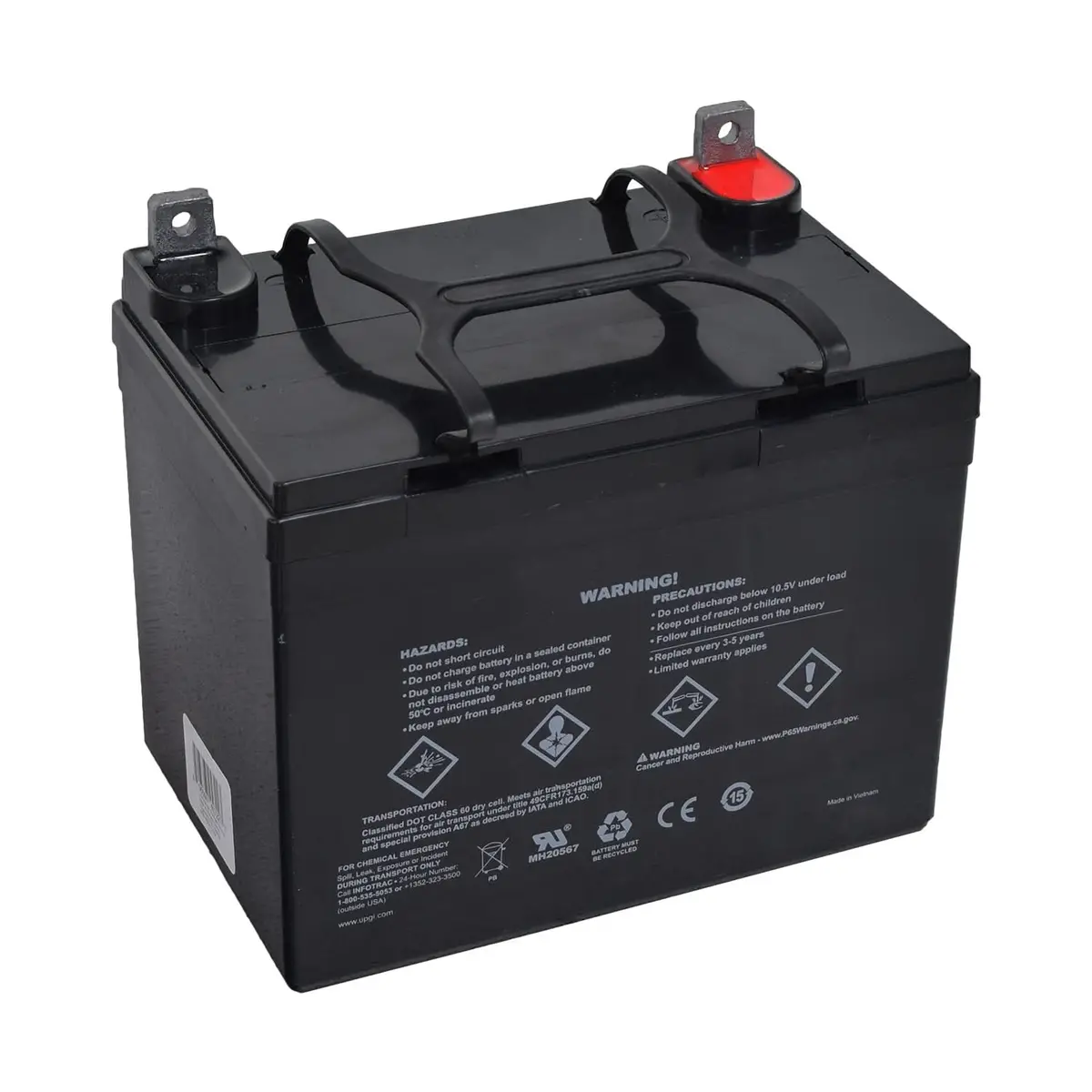Heartway Battery - 12 Volt U1 (35 Ah) Scooter Battery 2