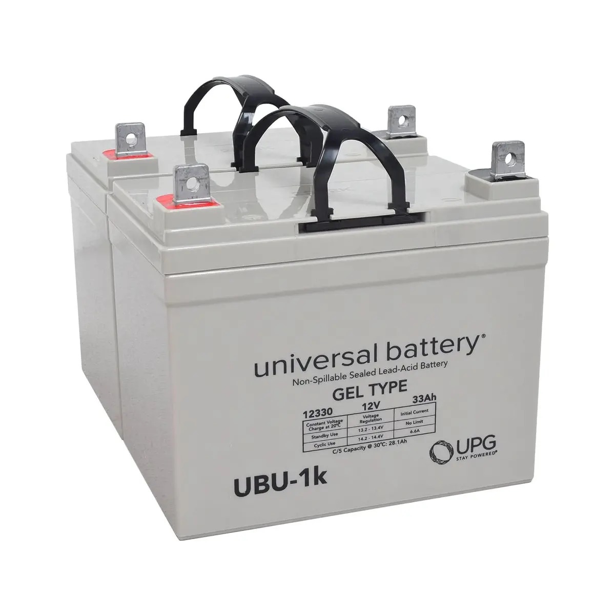 U1 (32 Ah) 24 Volt D5870 Gel Mobility Scooter And Power Chair Battery Pack 1