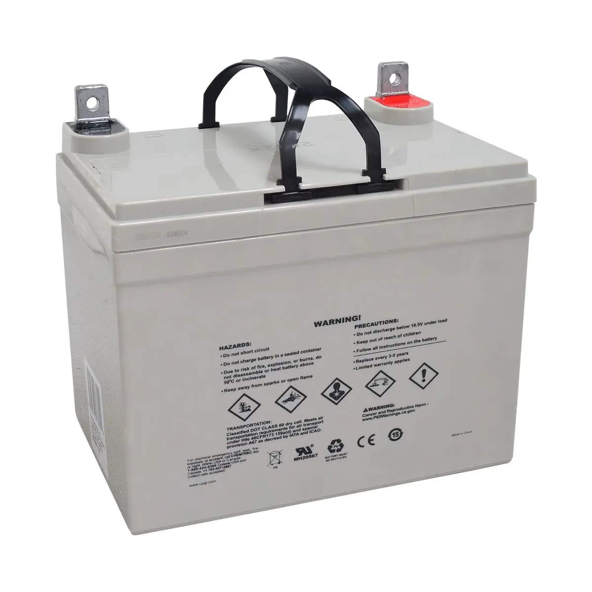 12 Volt U1 Battery For The Pride Laser (Spsc300/Spsc340) 3
