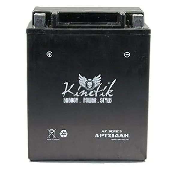 12 Volt 14 Ah Ytx14ah Replacement Sealed Agm Snowmobile Battery 1