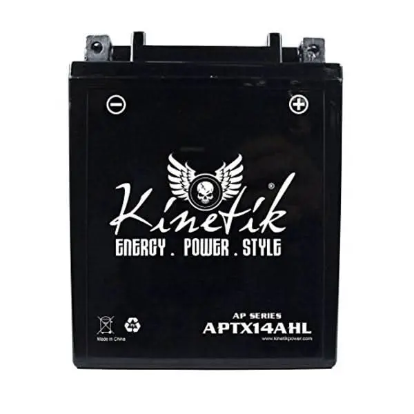 12 Volt 14 Ah Ytx14ahl Replacement Sealed Agm Snowmobile Battery 1