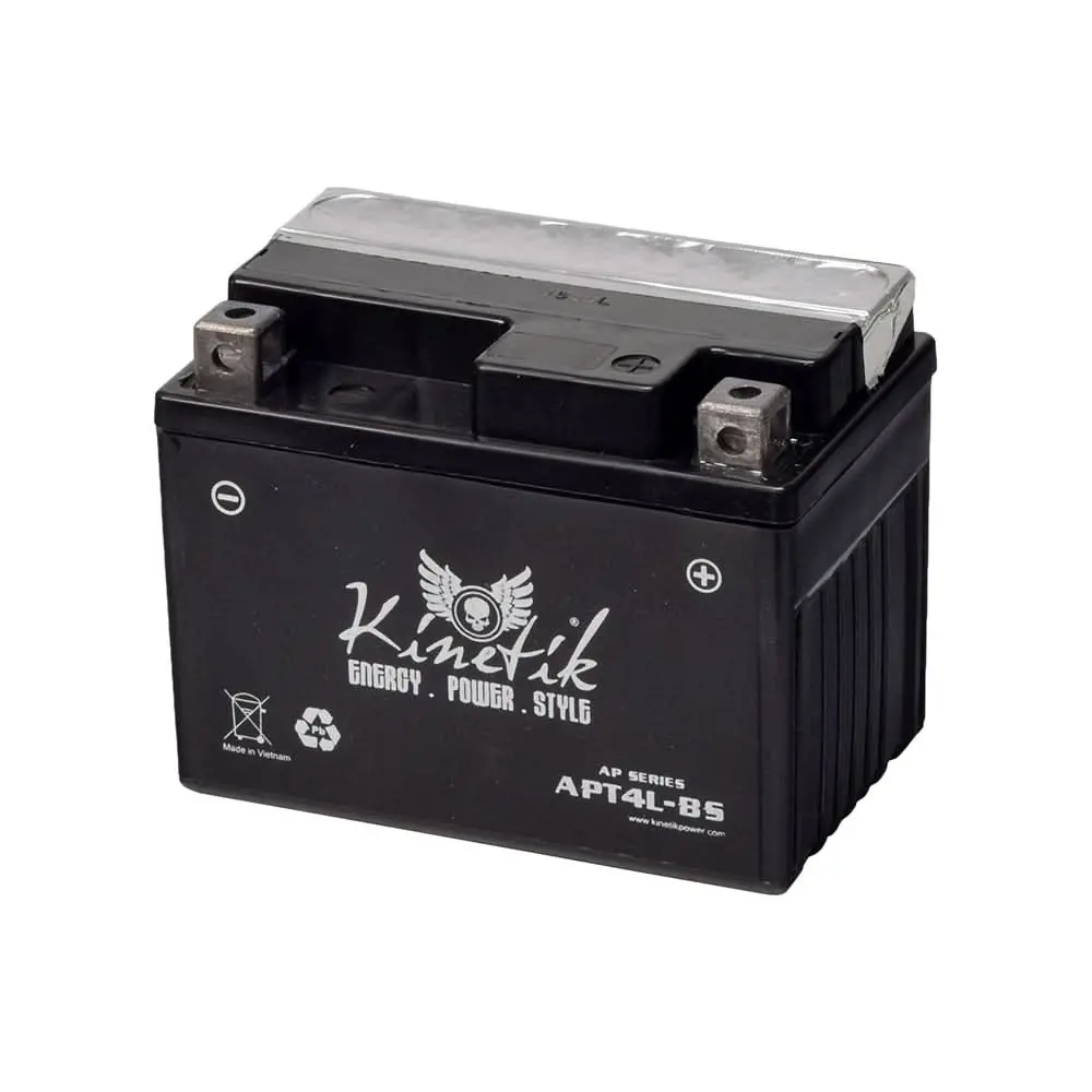 12 Volt Yt4l-Bs Replacement Dry Charged Agm Battery For The Taotao Speedy 50 Scooter 1
