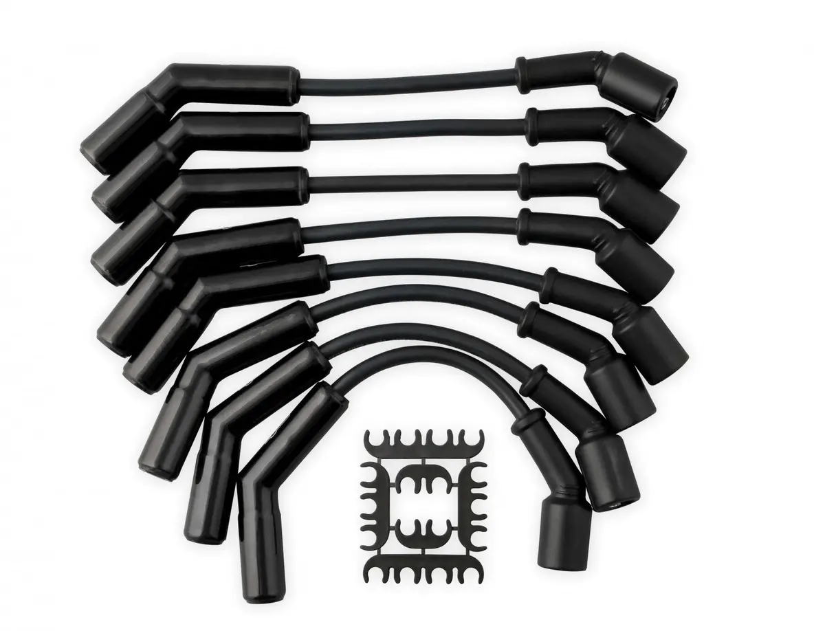 Accel Spark Plug Wire Set - Extreme 9000 Ceramic Boot - Ls Terminals Ls3/Ls4/Ls7 Black 1
