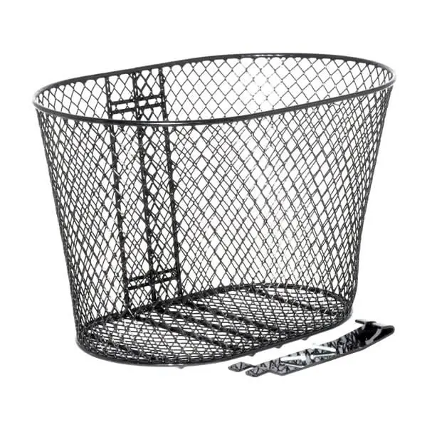 Black Wire Mesh Basket With Hardware For Pacesaver Scooters 1