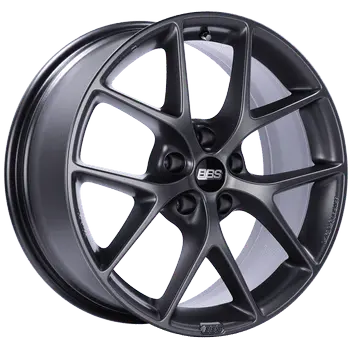 Bbs Sr Series 5X120 19X8.5" +32Mm Offset Satin Grey Wheels 1