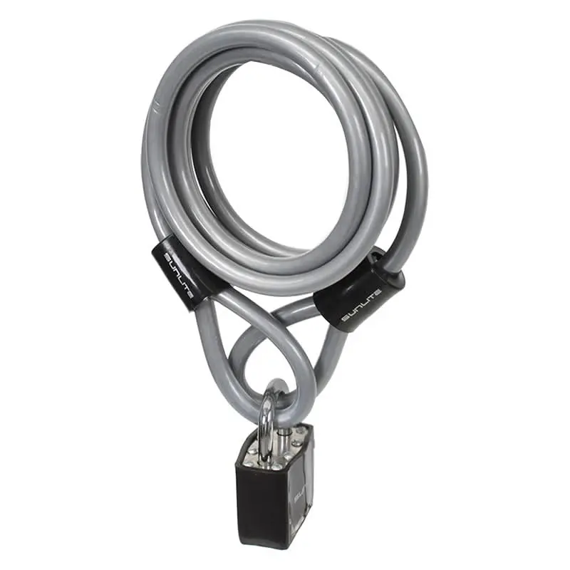 Bike Leash Cable With Padlock 2