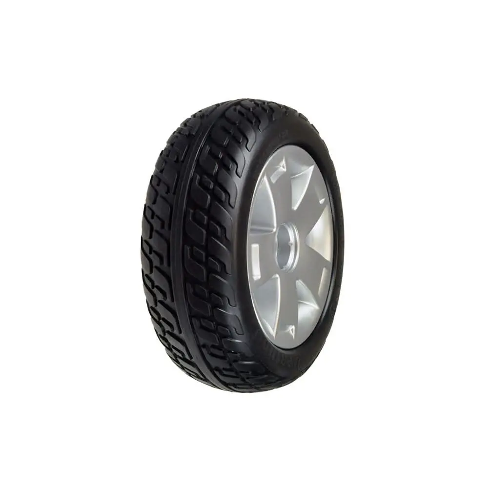 10.75X3.6 Flat-Free Black Rear Wheel Assembly For The Pride Maxima (Sc901/Sc941) 1