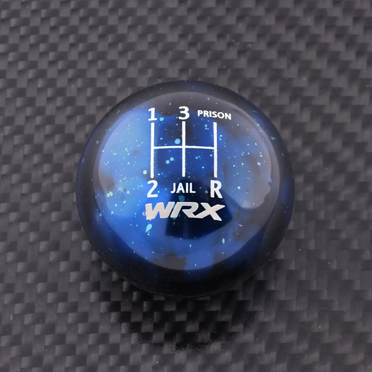 Blue Cosmic Space - 5 Speed Wrx Jail-Prison Engraving - 5 Speed Wrx Fitment 1
