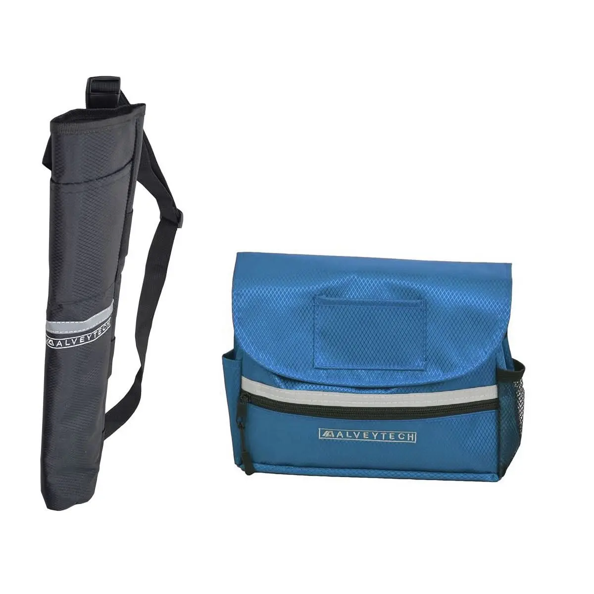 Universal Cane Holder & Saddle Bag Combination For Mobility Scooters, Power Chairs, & Wheelchairs 3