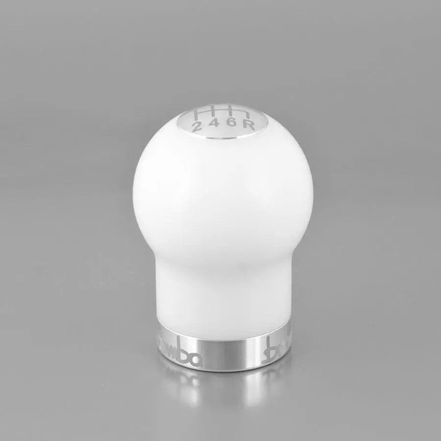 Boomba Racing White Round Shift Knob 270G - V2 | 2015+ Subaru Wrx 1