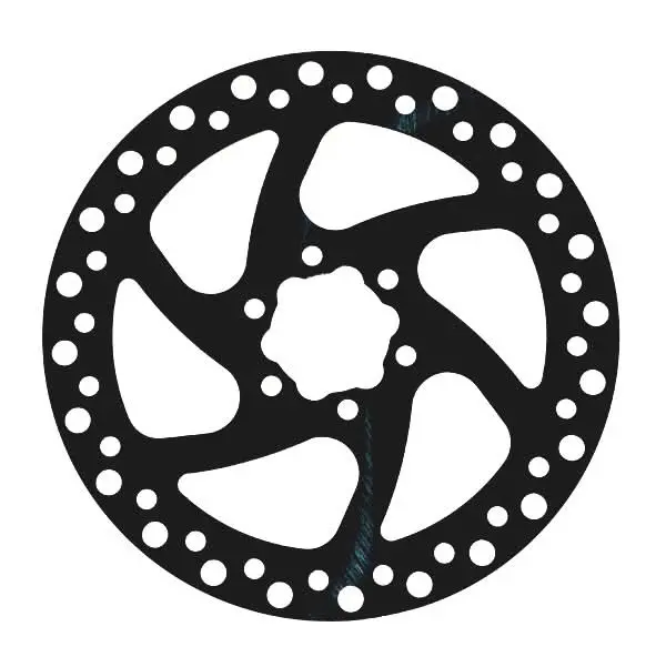 160 Mm Brake Rotor For Currie Scooters (Version 1) 1