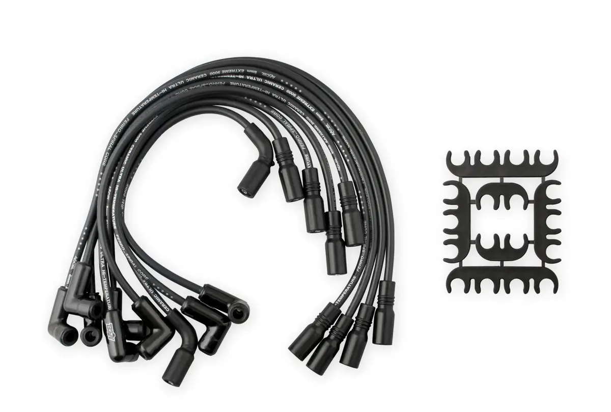 Accel Spark Plug Wire Set - Extreme 9000 Black Ceramic Boot - Chevy / Gmc Trucks 5.0/5.7L Vortec V8 1996-2000 1
