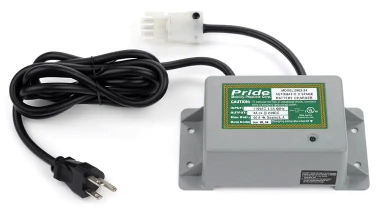 24 Volt 3.0 Amp On-Board Charger For Pride Legend, Celebrity, Celebrity Xl, & Sundancer Scooters 2