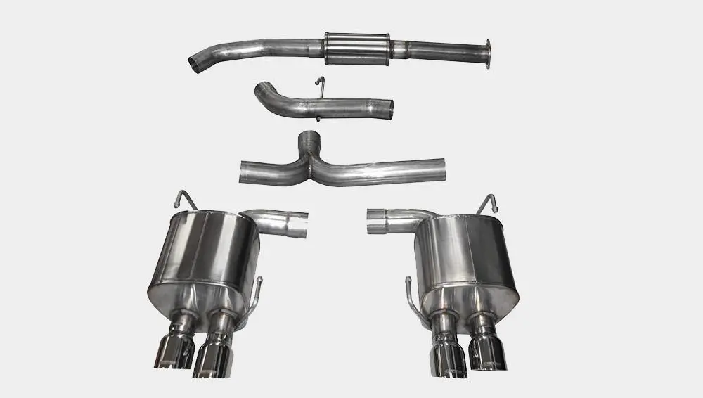Corsa *Sport* Cat Back Exhaust Polished Quad 3.5" Tips | 2015-2018 Subaru Impreza Wrx/Sti 1