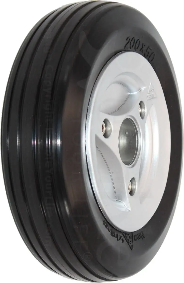 8"X2" (200 X 50) Caster Wheel For Permobil M300, M300hd, & M400 Power Chairs 1