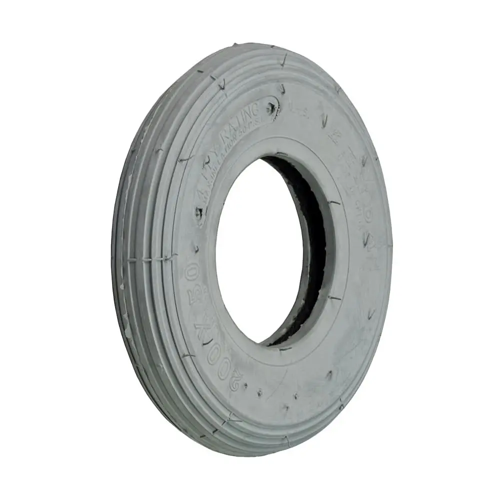 8"X2" (200X50) Pneumatic Mobility Tire With K301 Ribbed Tread 1