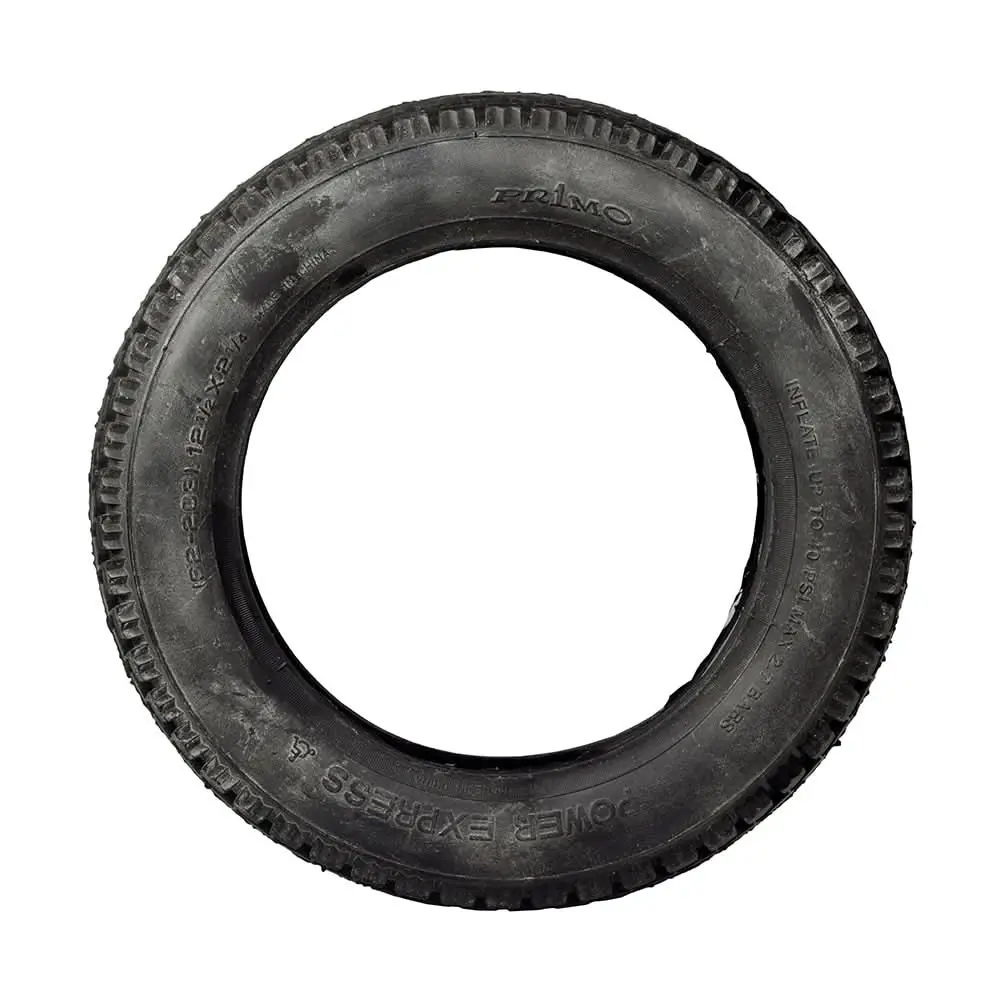 12-1/2"X2-1/4" Black Pneumatic Mobility Tire With C628 Power Express Tread 2