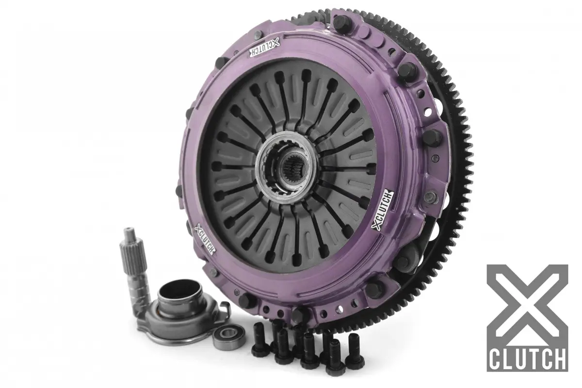 Xclutch 9" Twin Solid Ceramic Clutch Kit Subaru Sti 2004-2013 1