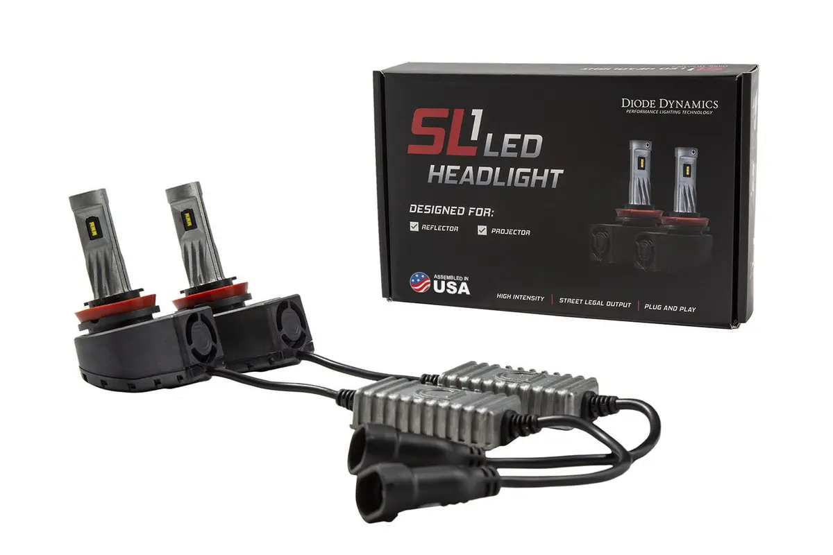 Low Beam Led Headlight Bulbs For 2015-2021 Subaru Wrx (Pair) 1