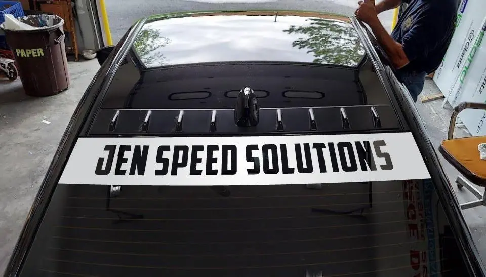 Jen Speed Solutions Membership Banner V1 (Rear Window Decals) 1