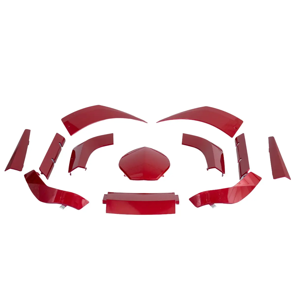 Red Front Shroud Inserts For The 4-Wheel Drive Medical Ventura Mobility Scooter (Blemished) 1