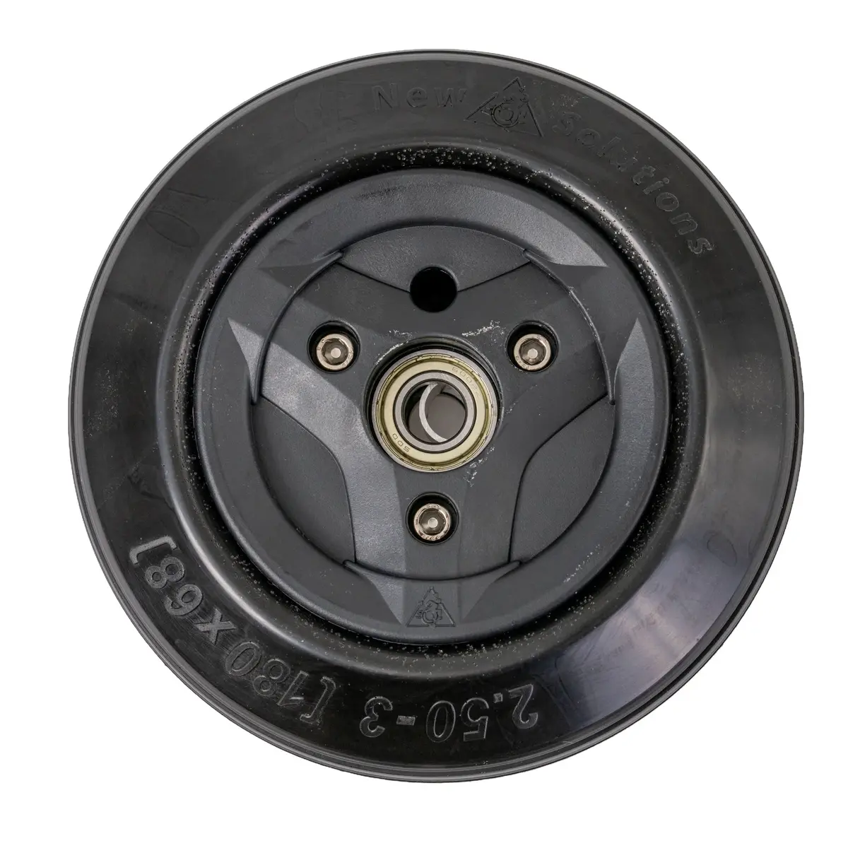 Black 2.50-3 (180 X 68) Caster Wheel For The Permobil M3 Corpus Power Chair (330230) 1