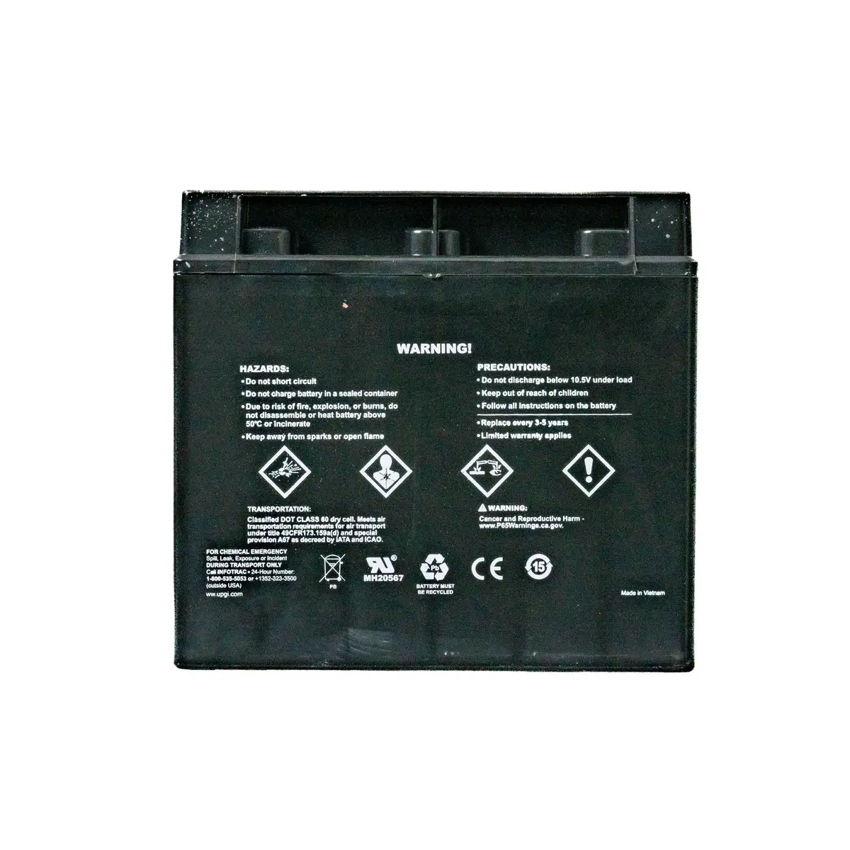 18 Ah (Half U1) 36 Volt Agm Mobility Scooter Battery Pack 2