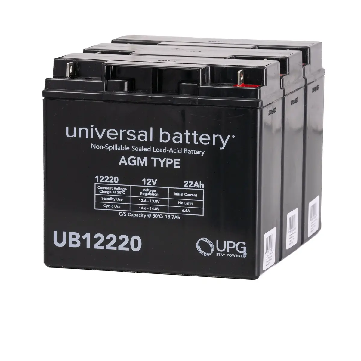 Half U1 22 Ah (18Ah Upgrade) 36 Volt Agm Scooter Battery Pack 1