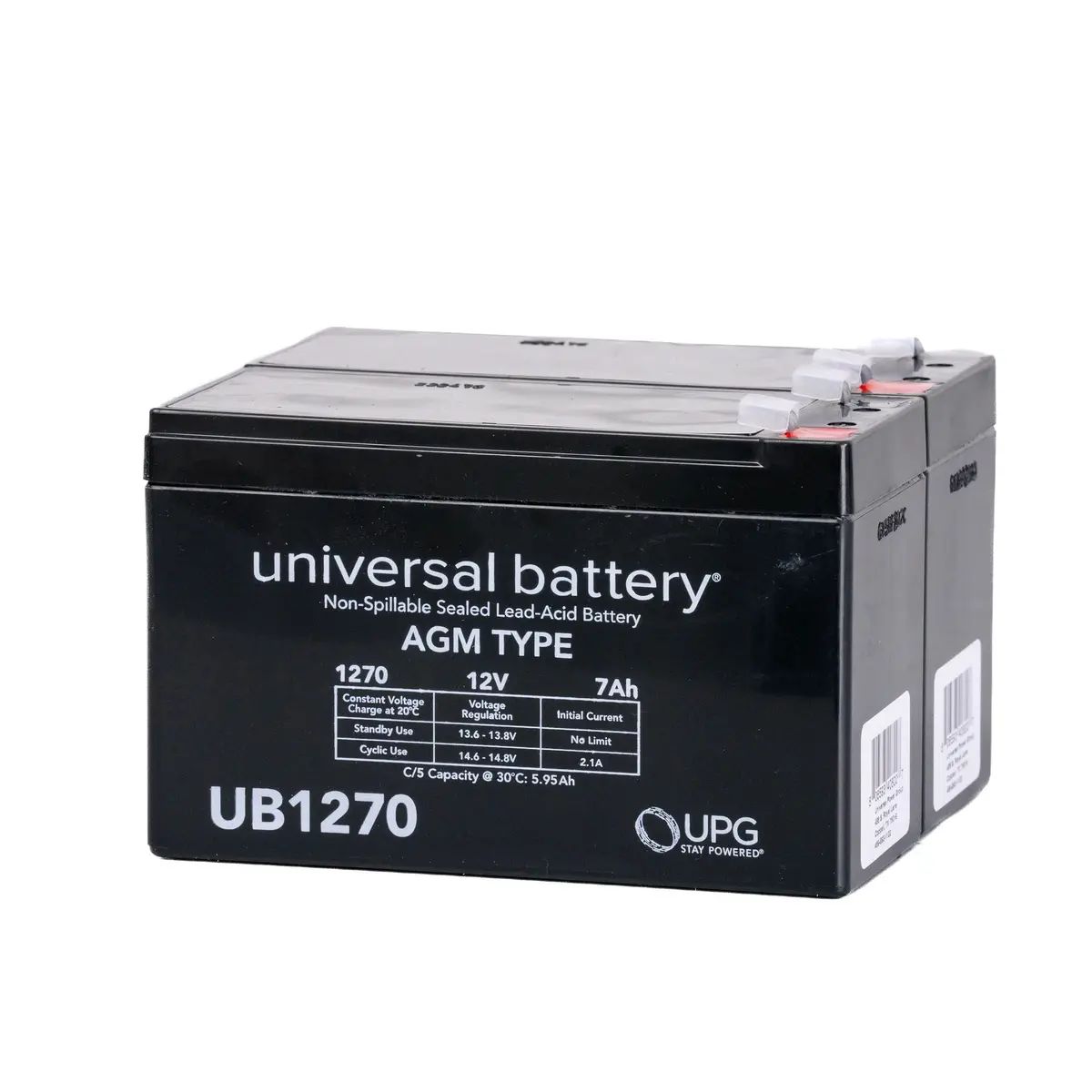 Razor Scooter Battery Pack - Set Of Two 12 Volt 7 Ah Batteries 1