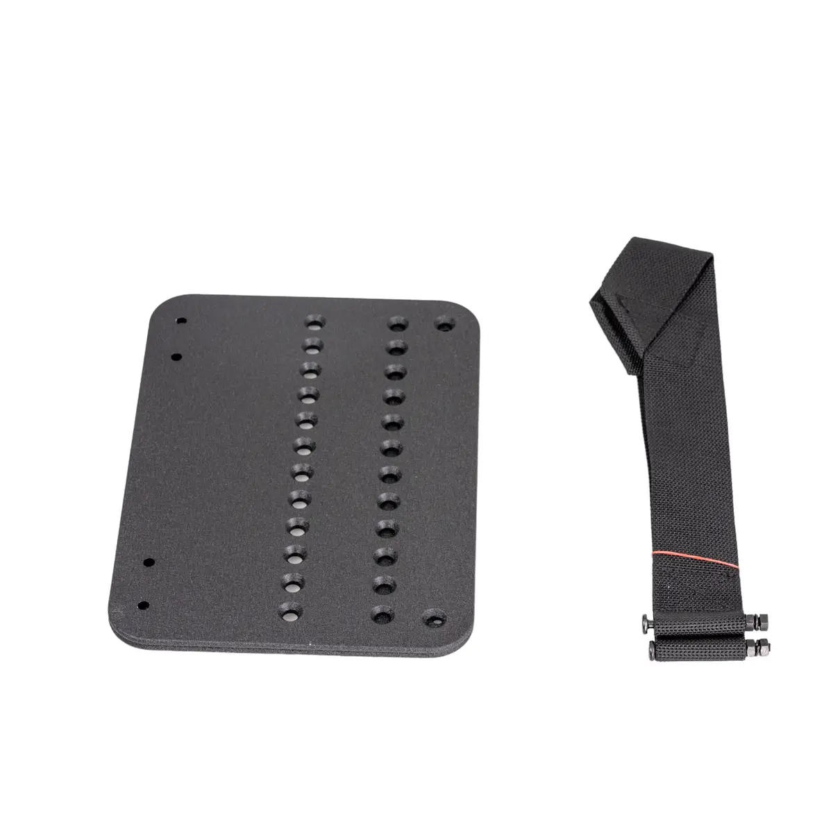 8"X11" Footplate Assembly With Mounting Blocks & Heel Loops For Quantum Power Chairs  (Set Of 2) (Frmasmb4744) 1