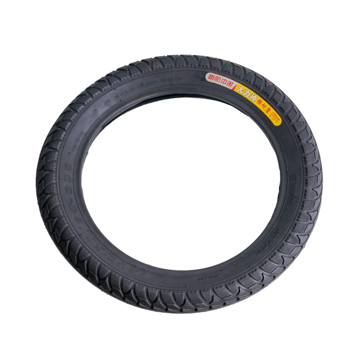 16X2.50/64-305 Tubeless Tire For E-Bikes & Scooters 1