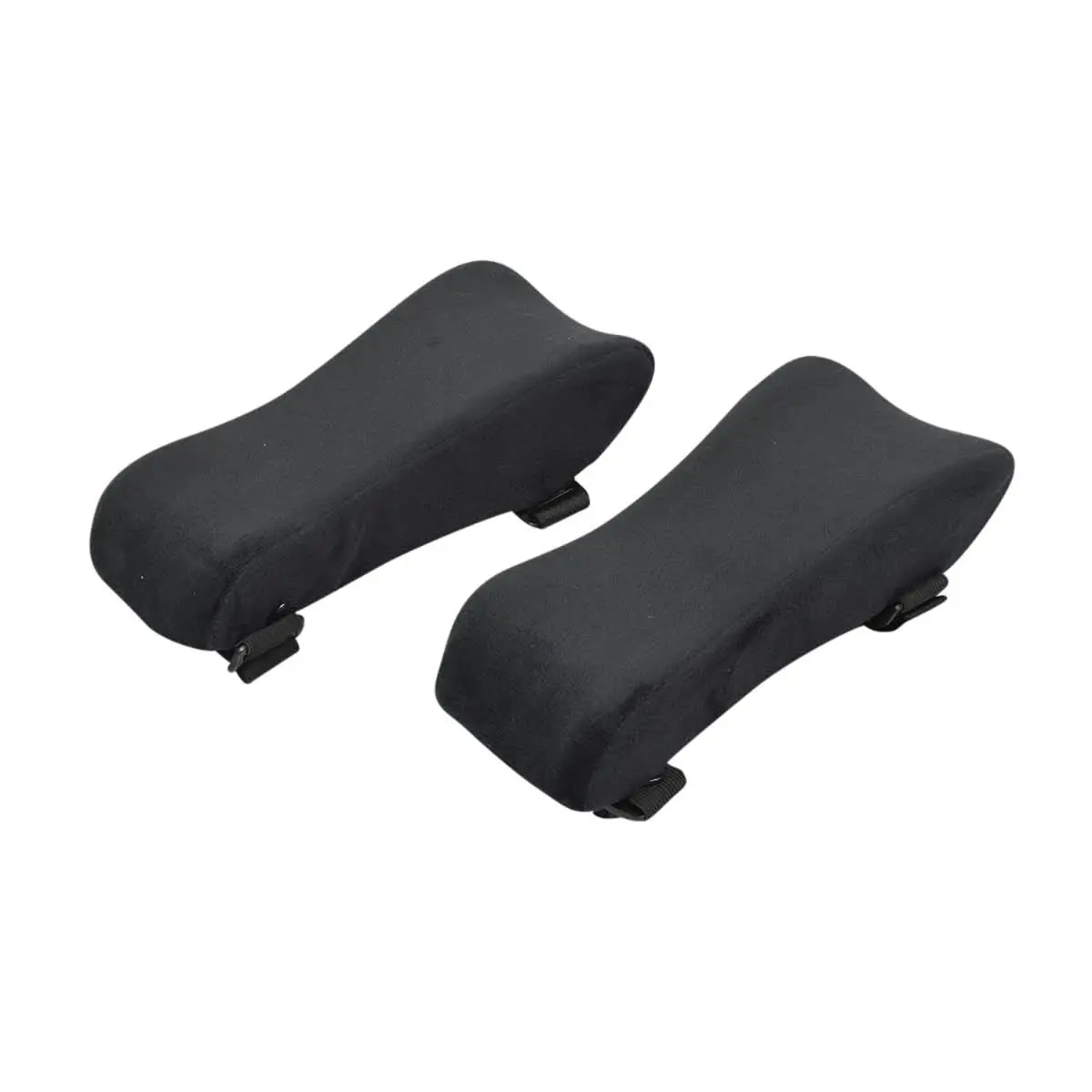 Memory Foam Curved Armrest Pads For Wheelchairs, Power Chairs, & Scooters (Set Of 2) (Velvet Cover) 1