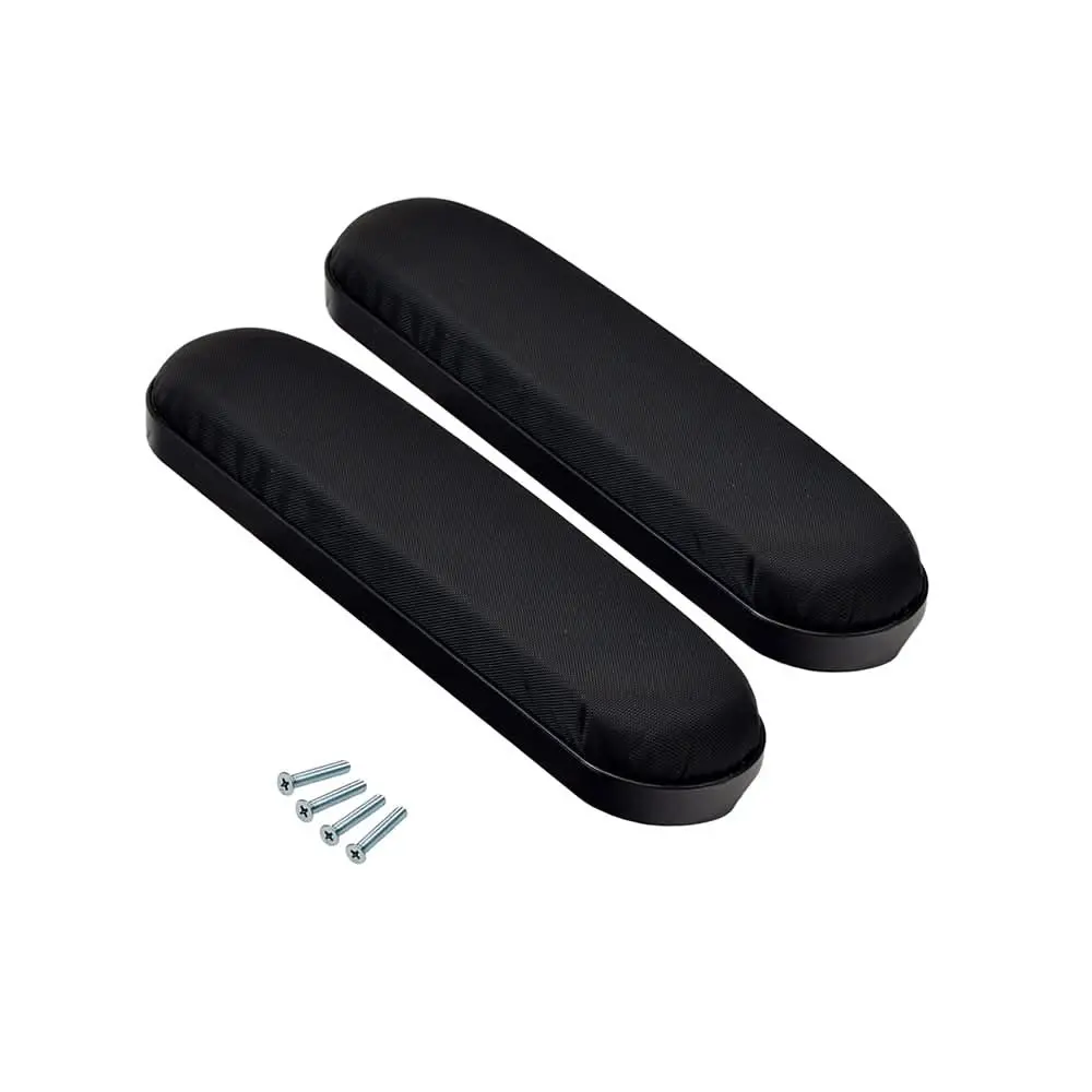 10" Padded Black Nylon Armrest For Mobility Scooters (Set Of 2) 1