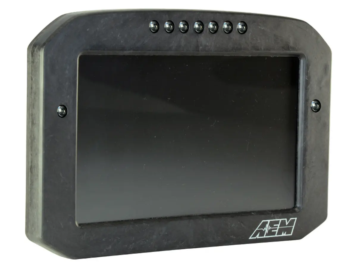 Aem Cd-7 Carbon Flat Panel Digital Racing Dash Display - Logging / Gps Enabled 1