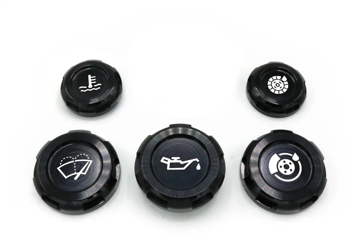 Engine Bay Caps - Zero Series - Fluid Engravings - 2013-20 & 2022+ Brz/Frs/86 1