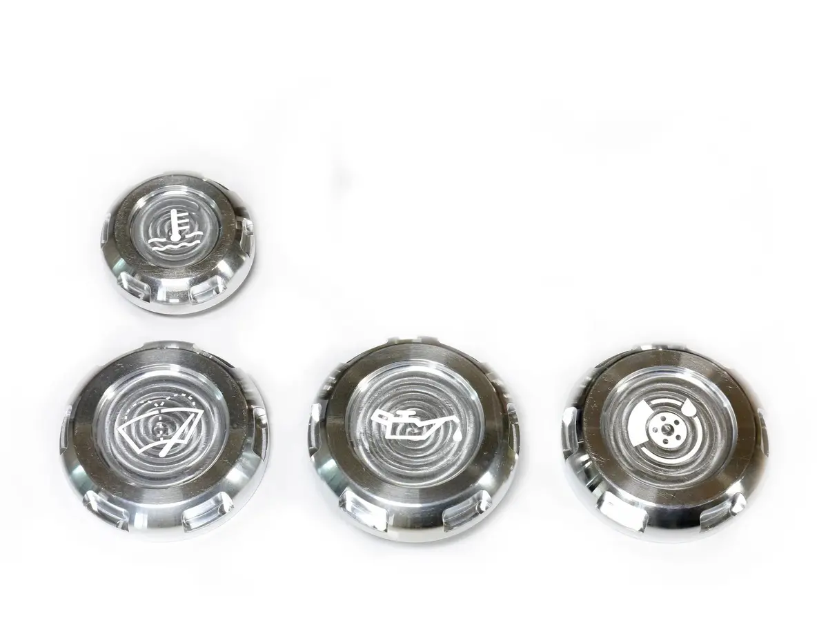 Zero-Series Engine Bay Caps with Fluid Engraving – Compatible with 2013+ Subaru Crosstrek - Image 7