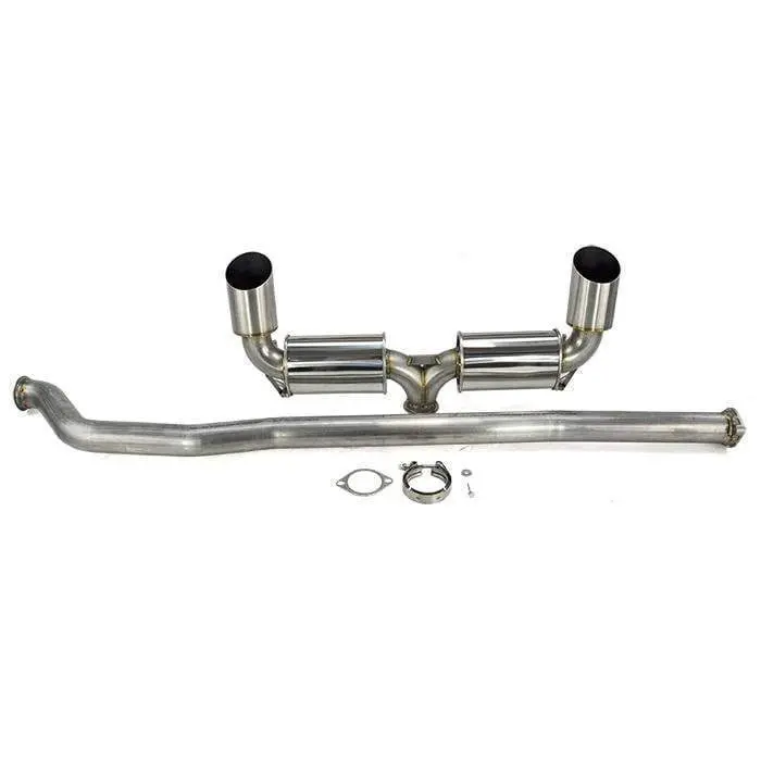 Ets V3 Dual Muffler Exhaust System Upgrade | 2008-2015 Mitsubishi Evo X (Ets-Evox-V3-Dual) 1