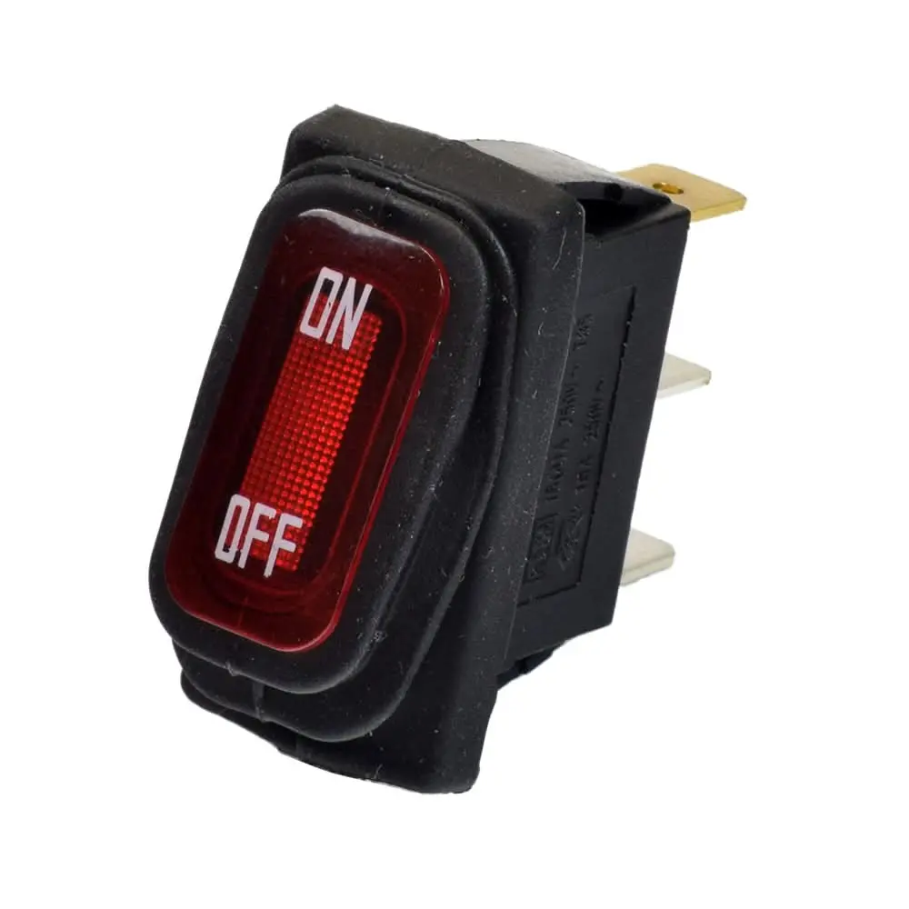 Red On/Off Switch With Weather-Resistant Rubber Boot For The Hover-1 H1 Trak Electric Dirt Bike 1