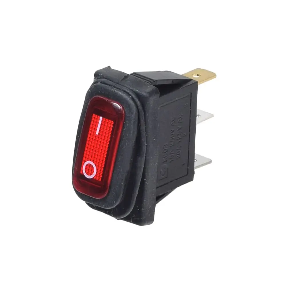 Red On/Off Switch With Weather-Resistant Rubber Boot For The Razor Dirt Quad 500 Atv 1