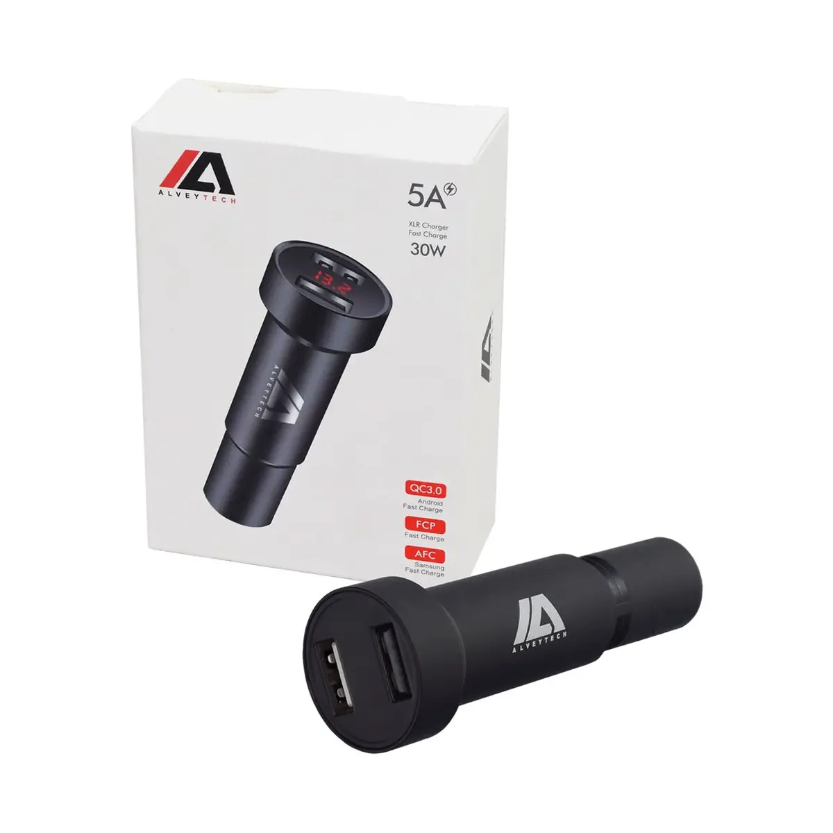 Xlr Dual Port Usb Charging Adapter With Digital Voltage Meter For Electric Bikes 1